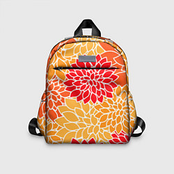 Детский рюкзак Летний цветочный паттерн, цвет: 3D-принт