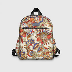 Детский рюкзак Цветочный винтажный орнамент, цвет: 3D-принт
