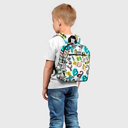 Детский рюкзак COLOR ENGLISH ALPHABET, цвет: 3D-принт — фото 2