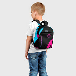 Детский рюкзак Manchester United Neon Gradient, цвет: 3D-принт — фото 2