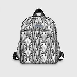 Детский рюкзак Современный геометрический узор светлый фон, цвет: 3D-принт