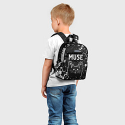 Детский рюкзак Группа Muse и Рок Кот, цвет: 3D-принт — фото 2