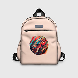 Детский рюкзак Абстрактный кружок, цвет: 3D-принт