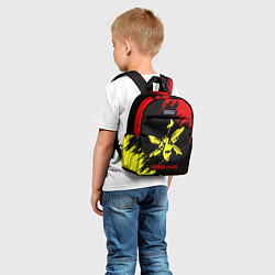 Детский рюкзак Linkin Park желто-красный, цвет: 3D-принт — фото 2