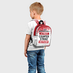Детский рюкзак Counter Strike: красные таблички Best Player и Ult, цвет: 3D-принт — фото 2