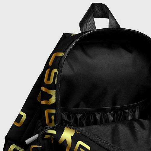 Детский рюкзак KS:GO Gold Theme / 3D-принт – фото 4