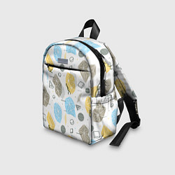Детский рюкзак Разноцветные Многоугольники и Круги, цвет: 3D-принт — фото 2