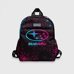 Детский рюкзак Subaru Neon Gradient FS, цвет: 3D-принт