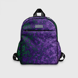 Детский рюкзак Marble texture purple green color