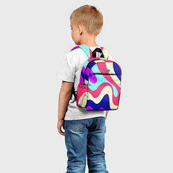 Детский рюкзак КАРАМЕЛЬНЫЕ ВОЛНЫ, цвет: 3D-принт — фото 2