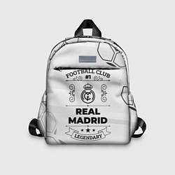 Детский рюкзак Real Madrid Football Club Number 1 Legendary, цвет: 3D-принт
