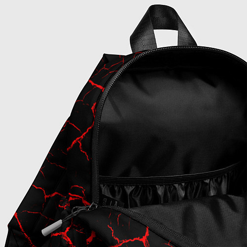 Детский рюкзак Символ Apex Legends и краска вокруг на темном фоне / 3D-принт – фото 4