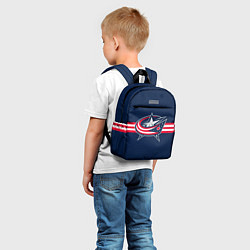 Детский рюкзак Коламбус Блю Джекетс форма, цвет: 3D-принт — фото 2