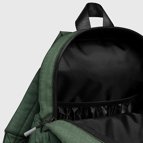 Детский рюкзак 1984 узор зелёный градиент / 3D-принт – фото 4