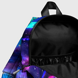 Детский рюкзак The Witcher Неоновый Космос, цвет: 3D-принт — фото 2