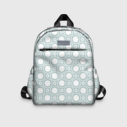 Детский рюкзак Белые круги: паттерн, цвет: 3D-принт