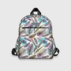 Детский рюкзак Текстура перьев, цвет: 3D-принт