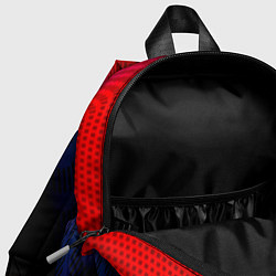 Детский рюкзак Chrysler красный карбон, цвет: 3D-принт — фото 2
