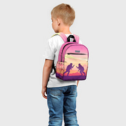 Детский рюкзак Сумо поединок на рассвете, цвет: 3D-принт — фото 2