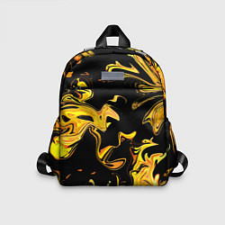Детский рюкзак Огненная лава флюид, цвет: 3D-принт