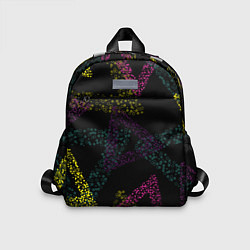 Детский рюкзак Кружки в треугольниках, цвет: 3D-принт