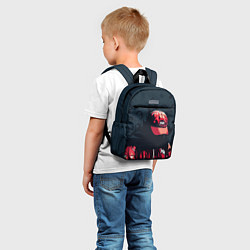 Детский рюкзак Без лица и в кепке, цвет: 3D-принт — фото 2