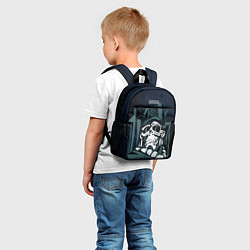 Детский рюкзак Страшная обезьяна -путешественник, цвет: 3D-принт — фото 2
