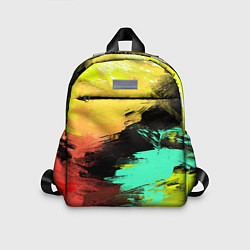 Детский рюкзак Яркий красочный гранж, цвет: 3D-принт