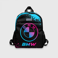 Детский рюкзак BMW - neon gradient, цвет: 3D-принт