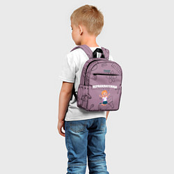 Детский рюкзак Первоклассница идет в школу, цвет: 3D-принт — фото 2