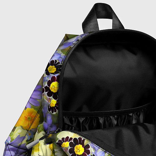 Детский рюкзак Цветочная летняя поляна / 3D-принт – фото 4