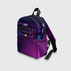 Детский рюкзак Lineage 2 gaming champion: рамка с лого и джойстик, цвет: 3D-принт — фото 2