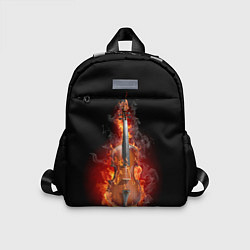 Детский рюкзак Скрипка в огне, цвет: 3D-принт