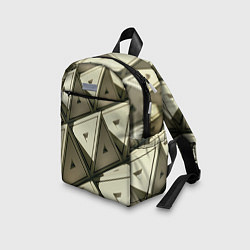 Детский рюкзак 3D иллюзия-пирамиды, цвет: 3D-принт — фото 2