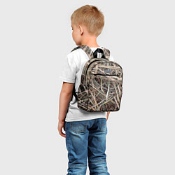 Детский рюкзак Обычная высохшая трава - авангард, цвет: 3D-принт — фото 2