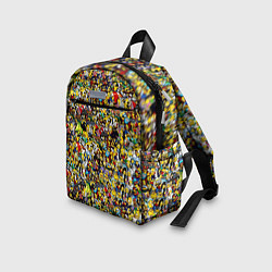 Детский рюкзак Симпсоны все Герои, цвет: 3D-принт — фото 2