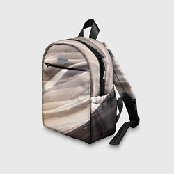 Детский рюкзак Абстрактные волны и огни бесконечности, цвет: 3D-принт — фото 2