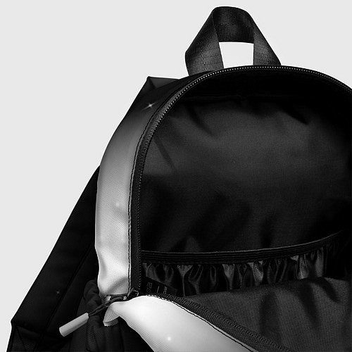 Детский рюкзак Poppy Playtime glitch на темном фоне: символ сверх / 3D-принт – фото 4
