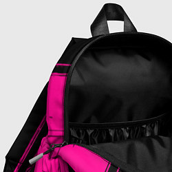Детский рюкзак Rust - neon gradient: символ сверху надпись снизу, цвет: 3D-принт — фото 2