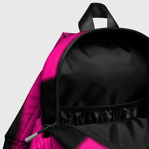 Детский рюкзак Black Clover - neon gradient: символ, надпись / 3D-принт – фото 4