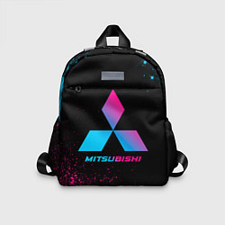 Детский рюкзак Mitsubishi - neon gradient, цвет: 3D-принт