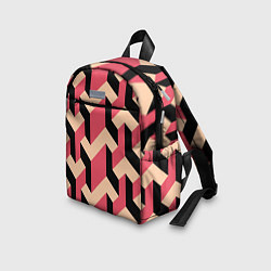 Детский рюкзак Объемный геометрический узор geometry, цвет: 3D-принт — фото 2