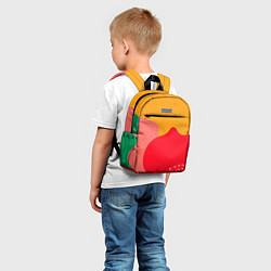 Детский рюкзак Разноцветные кляксы, цвет: 3D-принт — фото 2