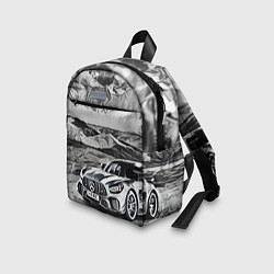 Детский рюкзак Мерседес на природе, цвет: 3D-принт — фото 2