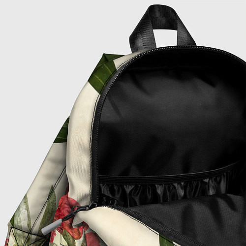 Детский рюкзак Олеандр Элегантные цветы / 3D-принт – фото 4