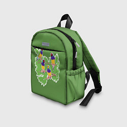 Детский рюкзак Яркие Амадины, цвет: 3D-принт — фото 2