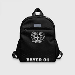 Детский рюкзак Bayer 04 sport на темном фоне: символ, надпись, цвет: 3D-принт