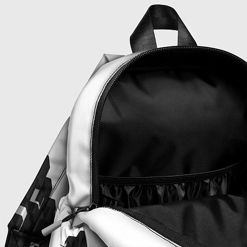 Детский рюкзак Кубизм Фигуры в трехмерном пространстве в черно-бе / 3D-принт – фото 4