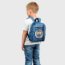 Детский рюкзак Манчестер Сити Лого, цвет: 3D-принт — фото 2