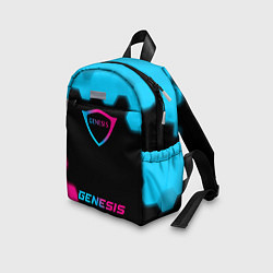 Детский рюкзак Genesis - neon gradient: символ, надпись, цвет: 3D-принт — фото 2